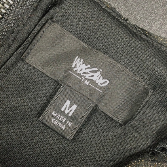 Women's Mossimo Dress Size M Black and Gold - Picture 8 of 11